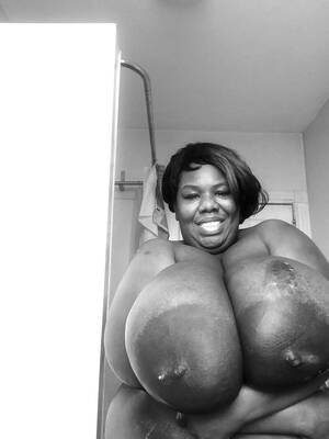 black heavy hangers tits - Big Saggy Black Tits - 37 porn photo