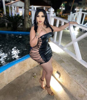 latina babe tits dress - Big Ass and Tits Latina Bimbo in Tight Mini Skirt