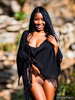 black peru porn - Porn image of black Machu Picchu, Peru full shot poncho laughing skinny  shaved created by AI