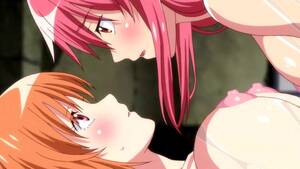 finggering lesbian anime girls - Petite pink-haired anime cutie fingering horny Yuri
