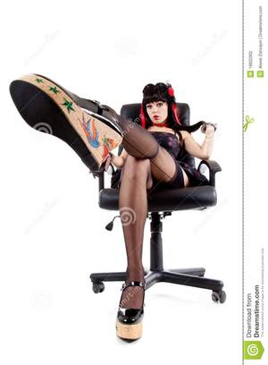 Modern Pin Up Girls Porn - modern-pinup-girl-isolated-white-background-18822902.jpg (957Ã—1300)