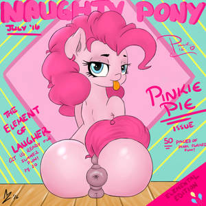 Mlp Tongue Porn - ... explicit, female, magazine cover, naughty pony, nudity, pinkie pie,  ponut, porn magazine, presenting, solo, solo female, the ass was fat, tongue  out, ...