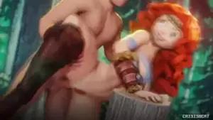 brave cartoon xxx - Thick Merida Fucks in the Forest (Animation With Sound) | xHamster
