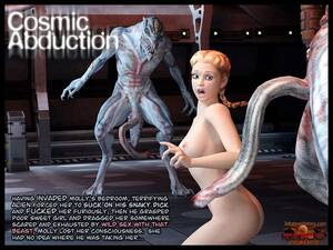 3d alien sex cartoon - Gonzo- Cosmic Abduction - Porn Cartoon Comics