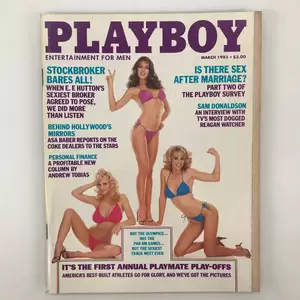 Kimberly Mcarthur Porn Stars - Playboy Magazine March 1983 Cover: Kimberly McArthur Playmate: Alana Soares  | eBay
