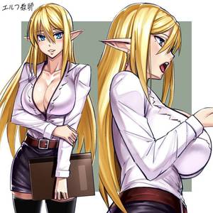 Monster Girl Lesbian Porn - Brown Skin, Dark Skin, Dark Anime Girl, Anime Girls, Anime Art, Elves,  Goddesses, Lesbian, Porn