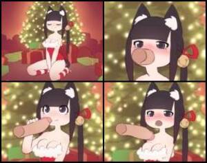 neko hentai flash games - Catgirl Christmas - Sex animations & Porn Games