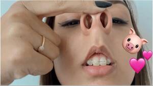 Huge Nose Porn Facial - Noseplay + Ahegao face - Big Nose Babee | Clips4sale