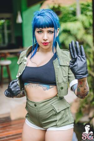 Blue Hair Girl Tits - Busty blue haired gal Fla flaunts her sexy ass and tattoos outdoors |  SexPin.net â€“ Free Porn Pics and Sex Videos