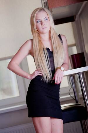 black dress blonde interracial gallery - Russian Interracial Porn Pics & Naked Photos - PornPics.com