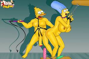 Lois Griffin And Marge Simpson Porn - Marge Simpson sucking Homer's dick in breathtaking - Picture 2