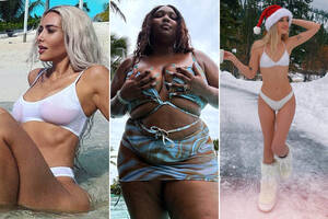 Bikinis Curvy Strip Porn - The 63 best celebrity bikini pictures of 2022