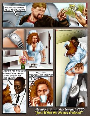 doctor xxx toons - Naughty doctor stuffs his big black dick into wet pussy of cute white nurse  - CartoonTube.XXX