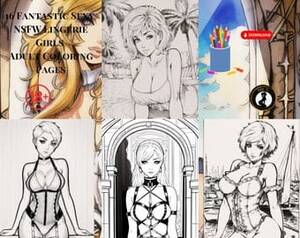 Coloring Pages For Adults Only Porn - Flirty Lingerie Elegance Adult Coloring Book, 16 Sexy Lingerie Girls Printable  Pages for adults only No Nudity - INSTANT DOWNLOAD | Pornhint