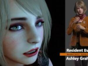 Ashley Graham Stockings - Resident Evil 4 - Ashley Graham Ã— Black Stockings - Lite Version -  Pornhub.com