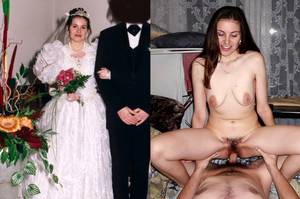 Bride Nude Before And After Sex - Another cute bride who looks like an angel at her wedding and then like a  total slut on top of the groom! Before-after sex pics are so fucking  awesome!