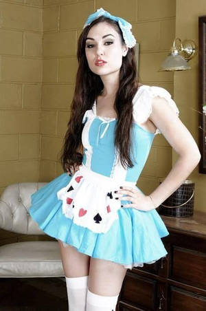 Alice In Wonderland Sasha - Sasha Grey as Alice in Wonderland