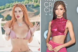 Disney Shake It Up Porn - Bella Thorne's OnlyFans debut: A contrast to Disney bestie Zendaya's career