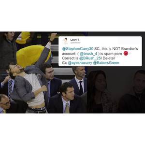 Curry Porn - Steph Curry Accidentally Tweeted A Porn Account User Responds By CC'ing His