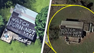 Google Maps Porn - Illinois homeowner writes rude sign on house to stop internet spying on  them on Google Maps
