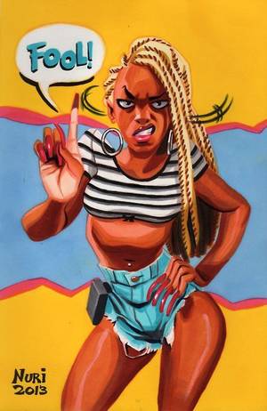 Black Cartoon Sex Captions - Black Women Art!