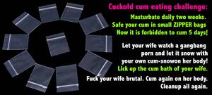 Cum Bags Porn - Cum collecting by freezing: Make sperm snow with Ziplock bags