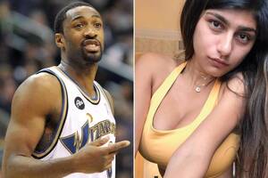 Nba Fan Porn - Porno star Mia Khalifa and ex-NBA player Gilbert Arenas perform the perfect  hoodwink to trick American sports fans | The Sun