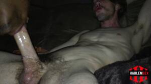 Big White Man - A big white cock makes happy this black gay boy gay porn video on Harlemsex
