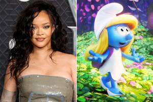 Home Rihanna Porn - Rihanna joins The Smurfs musical movie