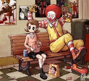 Evil Ronald Mcdonald Sex - Creepy Ronald McDonald - Picture