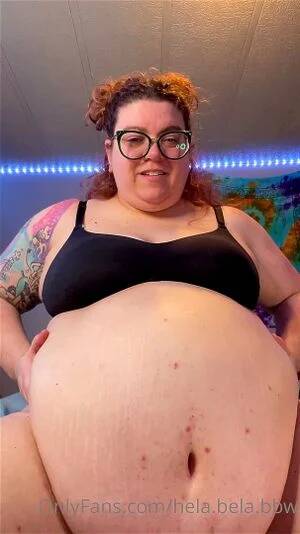 bbw big fat belly girl - Fat Belly Porn - Big Belly & Belly Play Videos - SpankBang