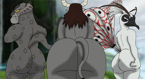 Kung Fu Panda Naked Sex - Kung Fu Panda Villain Trio Butts (Nude) by BootiesForLife -- Fur Affinity  [dot] net