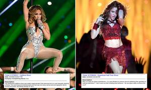 J Lo Porn - Shakira and J.Lo's halftime Super Bowl show sparks 1,300 FCC complaints |  Daily Mail Online