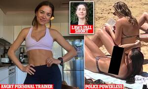 naked beach body coach - Personal trainer photographed topless without her consent on a Sydney beach  | Daily Mail Online