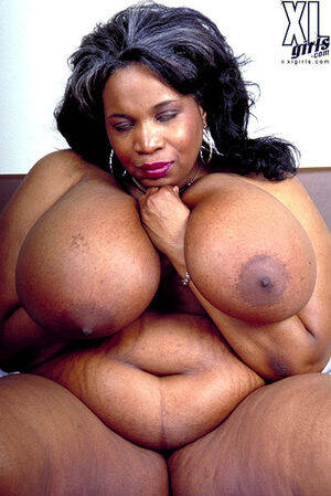 black mature fake tits - big black mature boobs porn pics.