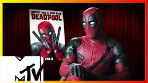 Deadpool Porn - Deadpool Reveals His PORN STAR NAME @ MTV | MTV