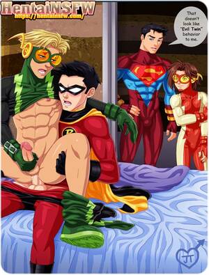 hentai fuck flash - NSFW uncensored Teen Titans Go yaoi hentai gay sex cartoon porn art of  Robin fucking the Flash's clone Inertia. - Hentai NSFW