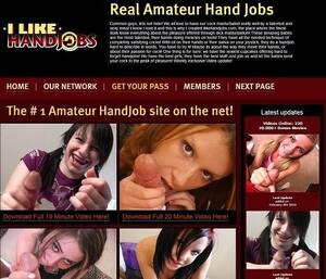 handjob at home - Real Amateur Handjob Porn Sites Niche | Paysites Reviews