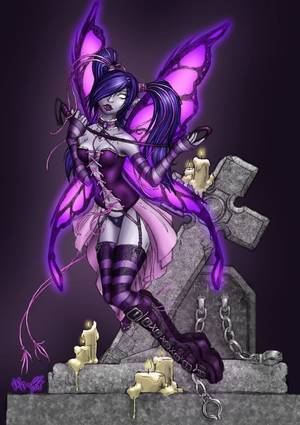 Gothic Fantasy Art Porn - Colored Version of my gothic fairy i drew a few days ago Saw it the other  day and fell in love with it This was the result LOVE YA E! Goth Fairy ...