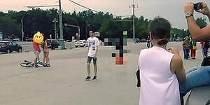 hidden cam exhibitionist - Hidden Cam Captures Jeny Getting Stripped In Public HD SEX Porn Video 7:00