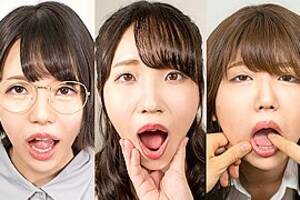 Asian Schoolgirl Fetish Porn - Mouth Gazing - Japanese Schoolgirl Mouth Fetish With Yui Kawagoe, Anri  Namiki And Yuna Mitake - CasanovA, watch