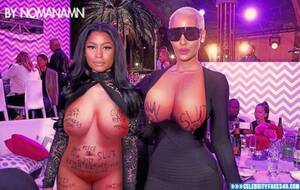 nicki minaj lesbian porn shower - Nicki Minaj Lesbian Huge Tits Nsfw Fake 001 Â« Celebrity Fakes 4U