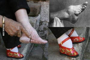 foot binding porn - Chinese foot binding tradition.