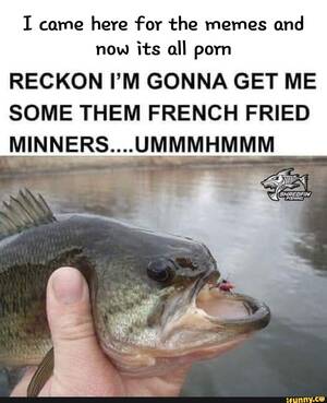 French Porn Meme - I came here for the memes and now its all porn RECKON I'M GONNA GET ME SOME  THEM FRENCH FRIED MINNERS....UMMMHMMM - iFunny Brazil