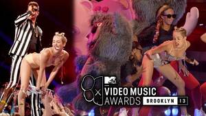 Miley Cyrus Robin Thicke Porn - Miley Cyrus Strips & Twerks For Robin Thicke's \