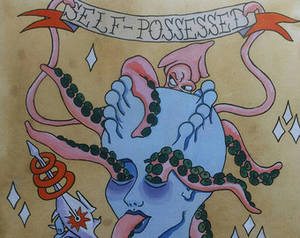 Alien Tentacle Porn Up Skirt - Self-Possessed Inspirational Satire Lady Alien Print (Free Shipping!)