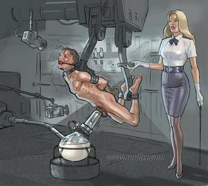 free femdom torture cartoons - Mistress Alexandra equipped