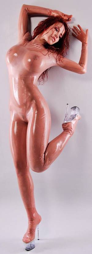 big tits in clear latex - Lust the clear body suit Bianca Beauchamp