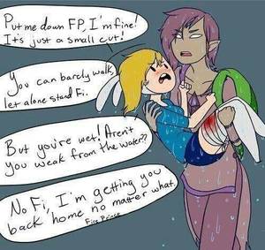 Genderbent Adventure Time Yaoi Porn - Fionna and Flame Prince, awwwww gog they break my heart in any form  genderbent or not