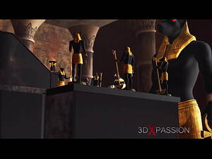 Female Anubis Egyptian God Porn - Ancient Egypt. Anubis plays with a black girl in the temple - XNXX.COM